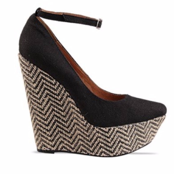 Jeffrey Campbell Shoes - Jeffrey Campbell Pizan Fab Chevron Wedge